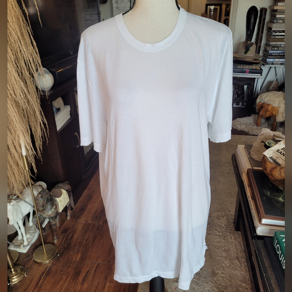 James Perse White Cotton Tee